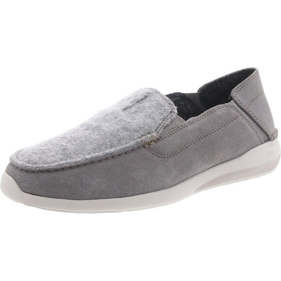 NWT Clarks Men's Gorwin Step Loafer, Grey Suede, 9 - Picture 1 of 6